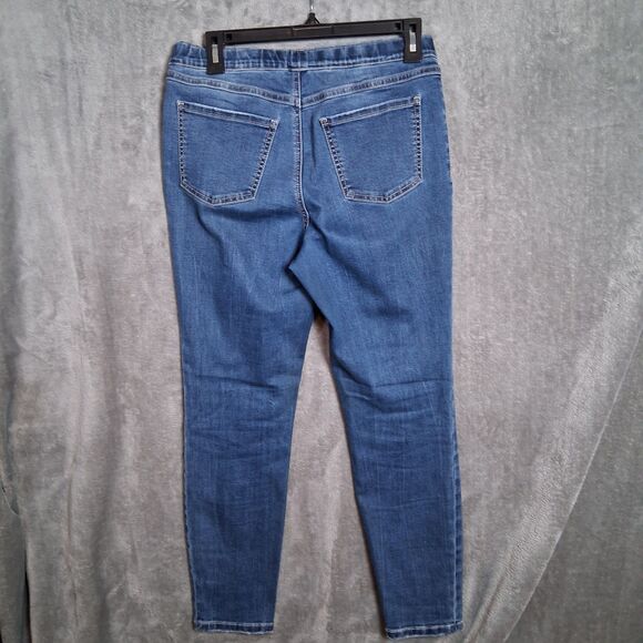 FDJ French Dressing Jeans Women's Sz 6 Floral Print Medium Dark Wash Stretch - Picture 2 of 5